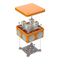 Коробка монтажная 60-0300-FR6.0-8 ∙ Коробка огнестойкая для о/п двухкомпонентная Е15-Е120 100х100х50 Промрукав